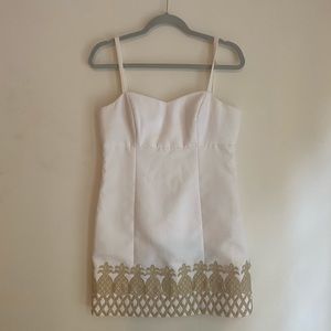 Lilly Pulitzer White Pineapple Dress